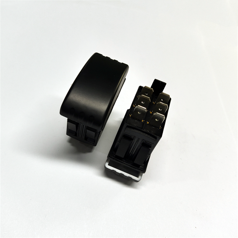Liugong Agricultural Machinery Original Reset Rocker Switch for Construction Machinery, Agricultural Machinery, Rv Modification, Boat-Shaped Rocker Switch