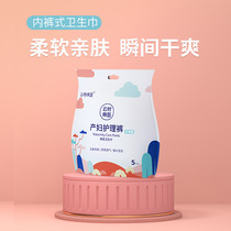 Maternal postpartum trousers sanitary napkin confinement special diapers pull-up pants adult relief pants pregnant women are not wet