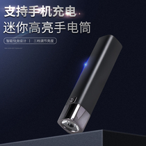 LED Mini Bright Light Rechargeable Outdoor Waterproof Night Riding Floodlights Lady Hands electric ABS Emergency Charging Bao 1W