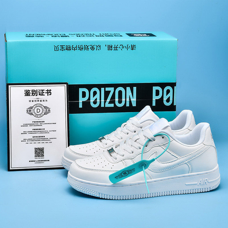 Resistant ­ ­ Original Aj Men's Shoes Dunk Air Force 1 Low-Top Sneakers Men's Af1 Black Warrior White Shoes Women'S.