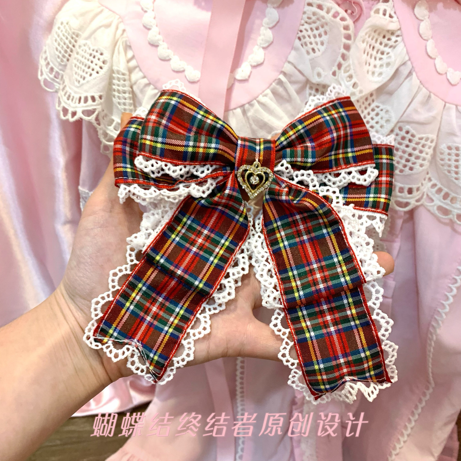 🌸少女心爆棚的发夹推荐！包邮手作丝带蝴蝶结发夹🌸-lolita洛丽塔配饰小物-淘宝好物网