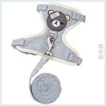 Cat puppy dog rope out strap strap strap anti-cat chain dog chain walk? Type Teddy Bridge Freed Vest Cat