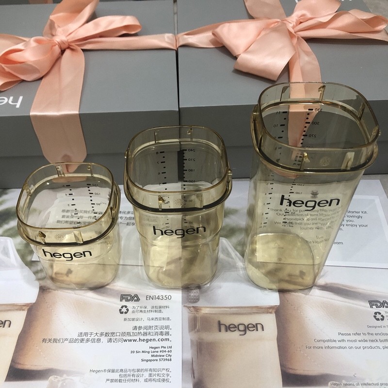 Singapore homegrown Hegen Hergen bottle body cover 150 240ml330 storage lid bottle collar unsold for single sale