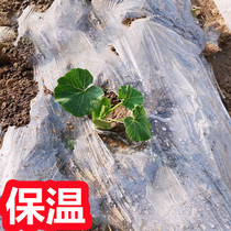 Agricultural mulch film paper white film ground touch plastic film thickened planting white transparent vegetable mulch film disposable