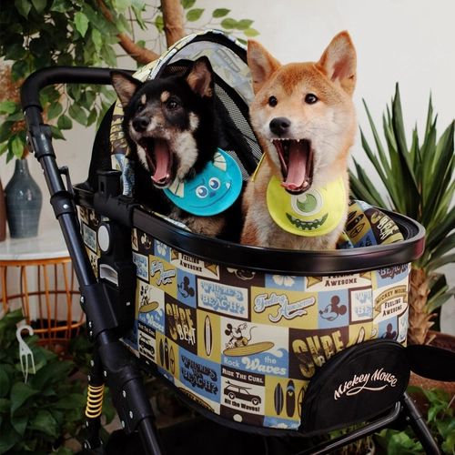 Дисней, портативная складная тележка для выхода на улицу, домашний питомец, кот