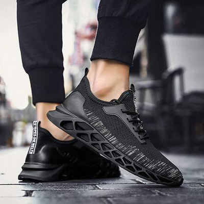 夏季运动休闲男士帆布板鞋网红飞织潮鞋