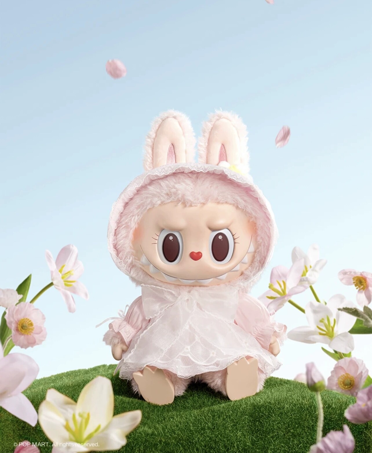 棉花娃娃/毛绒玩具娃衣 popmart mokoko 甜心系列搪胶挂件 all into spring