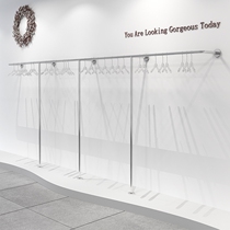 Clothing store wall hanger hanging wall Wall modern simple metal display rack for clothes selling