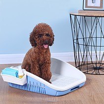 Automatic dog toilet flush toilet Samoy Pet toilet Self-flushing automatic dog potty can drain