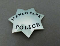 Copper U.S. large badge large chest emblem (MENLO PARK amazed) 8 cm in diameter