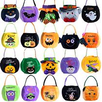 Halloween Candy Bag Décorated Barrel Children Creative Hand Pumpkins Bags Props To Sugar Bag Nursery Gift Bags