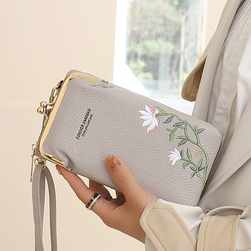 Сумка через плечо, бумажник, небольшая сумка, китайский стиль, с вышивкой