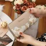 Бумажник, сумка через плечо, модная сумка с петлей на руку, барсетка, в корейском стиле