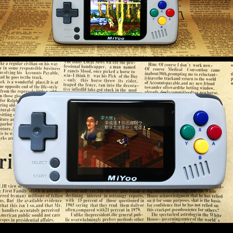 Bàn chải tình huống Miyoo Quà tặng bạn trai hoài cổ Mini IPS HD Màn hình Nintendo Game Console 88fc - Bảng điều khiển trò chơi di động máy chơi game cầm tay 2019