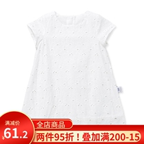 Baby room AYS girls children dress puffy cake gauze dress white princess dress baby Summer thin