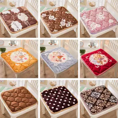 Thickened cushion winter chair cushion chair office non-slip student classroom stool butt cushion four seasons breathable soft