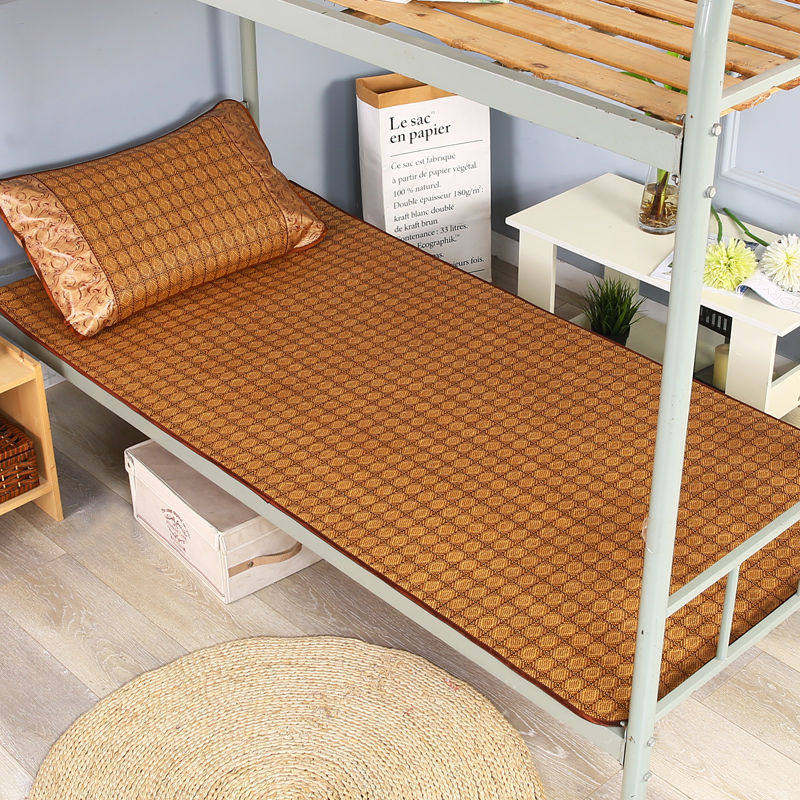Summer mats 1 5 m 1 8 m student dormitory mats 0 9 m single and double foldable rattan mats 1 2 m 0 6 m