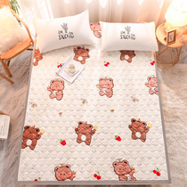 Coral Suede Mattress Home double 1 35m metre slim Anti-Slip Warm Milk flannel Flannel Cushioned Bedding