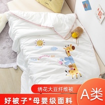 High-end A Soybean Fiber Quilt Spring Autumn Winter Quilted By Baby Small Quilt Baby Nursery Baby Boy Cotton Quilt Core