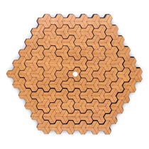 Wood Escher Cube Burning Brain Puzzle Puzzle High IQ Puzzle Toy Adults A Class Difficulty Gift