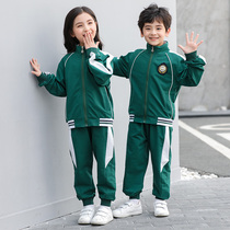 Kindergarten Garden clothes Elementary school uniforms Childrens sports suit Childrens sports suit Spring and autumn season suit Three suits