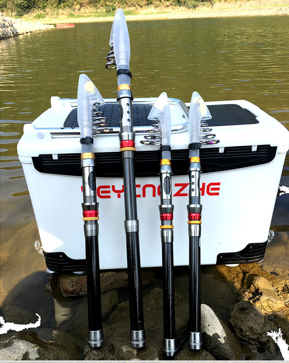 Море удочкой telescopic fishing rod combo and reel kit spinning fishing r