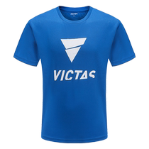 victas table tennis uniform short-sleeved clothing logo cultural shirt training clothing sports T-shirt 086504