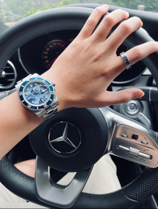 Bape Type1 Bapex Popular Ape-Style Diver's Watch Stainless Steel Mechanical Watch Waterproof China Limited Edition Blue Camouflage