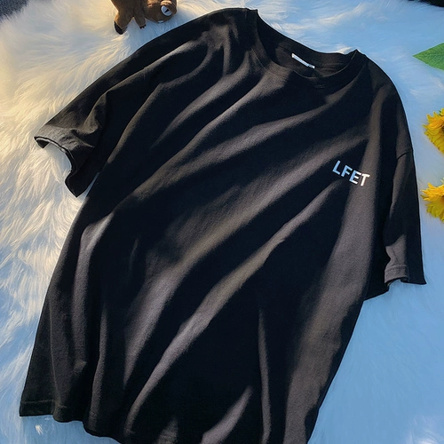 Tide, летняя ретро хлопковая футболка с коротким рукавом, трендовая парная одежда для влюбленных, в американском стиле, оверсайз