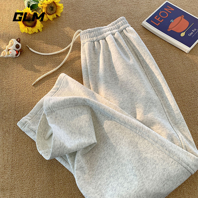 Heavyweight Trendy Brand Sweatpants for Men, Spring and Autumn 2026 New Style, Hong Kong Style, Loose Straight-Leg Drawstring Casual Sports Pants
