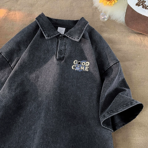 Tide, летняя футболка polo, короткий рукав, в американском стиле