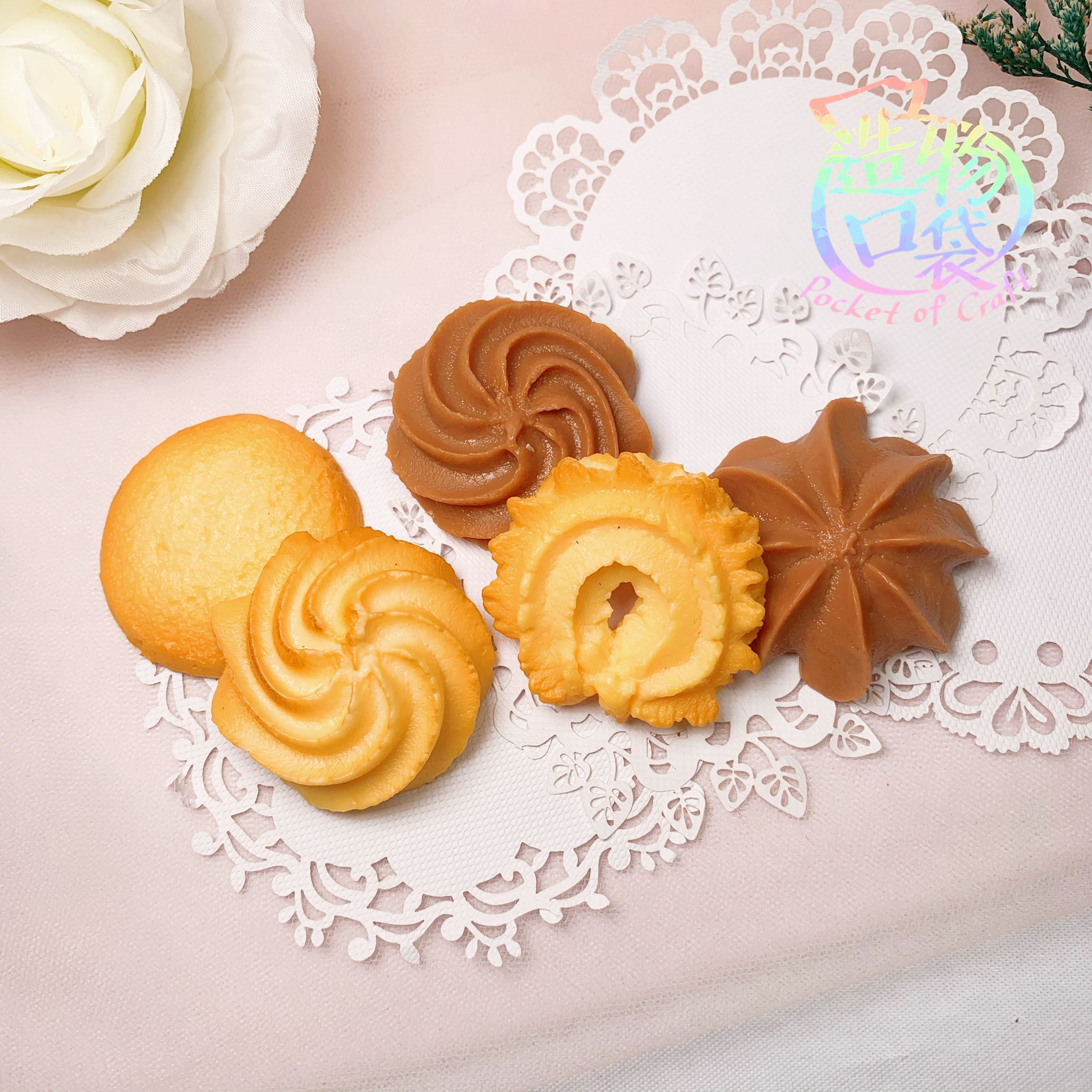 Creation Pocket Simulated Cookies Food Play Accessories DIY Handmade Phone Case Making