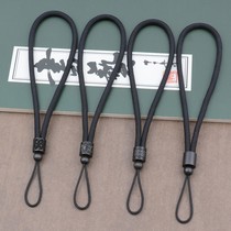 Hand Woven Real Black Sandalwood Six Words True Car Key Buttons Male And Female Couple Key Ornaments