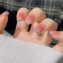 Wearie A small crowdsourced meme finished wearable adorable 2021 net red ice overdraft color nail patch for wedding fake nails