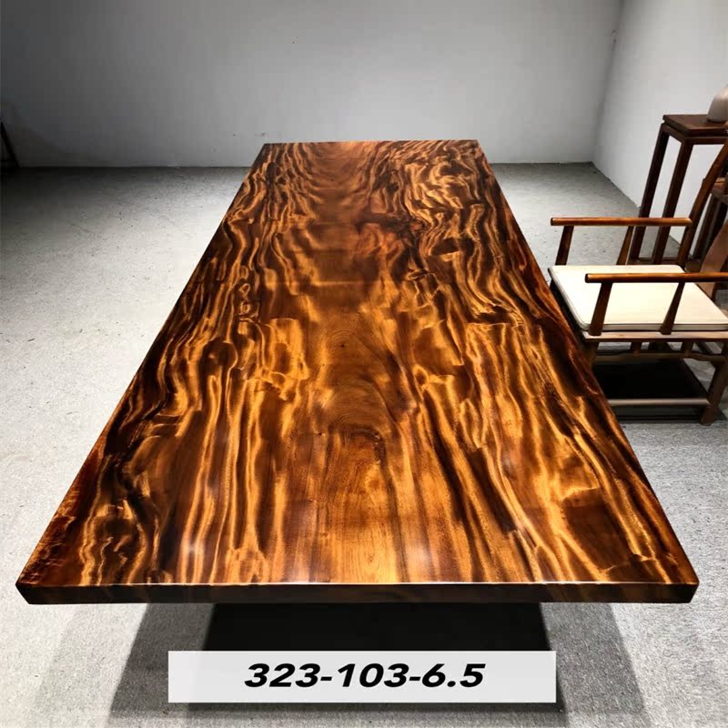 Size: 323*103*6 5 Fiji walnut solid wood slabs