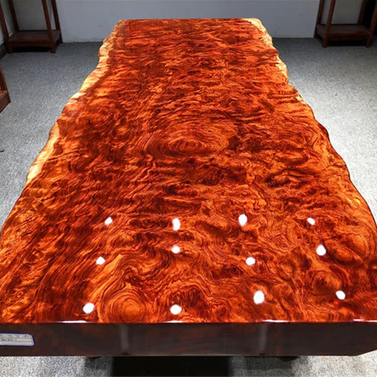 Size: 193*75*78*9 7 best flame pattern Bahua large plate with natural edge
