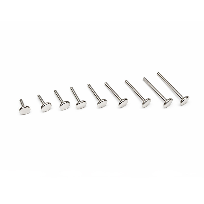 G23 Titanium M9 Tooth Screw 1.2/1.0 (14G/16G) Ear Nail Inner Thread Lip Nail Base F136 detail image 6