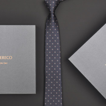 British Volgereco Men's Casual Business Tie Gift Box High-End Formal Wear Narrow Luxury Brand Wedding 7cm