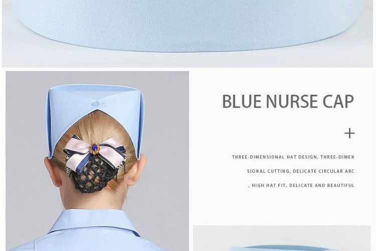 mũ tĩnh điện Mũ Y Tá Mũ Lưỡi Trai Đầm Xòe Nữ Trắng Một Kích Thước Mũ Đầm Xòe Phòng Điều Hành Phòng Khám Bệnh Viện Mũ Y Tá Hồng Xanh Dương dày mũ đội đầu y tế mũ trùm tóc y tế