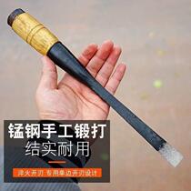 Special chisels for woodworking Woodworking chisels flat chisels Old chisels Hand-forged old-fashioned clip steel chisels Flat chisels
