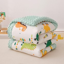 Children's Quilt for Spring and Autumn, Baby Cotton Quilt, Newborn Baby Autumn and Winter Blanket, Kindergarten Winter Small Blanket, Bean-Shaped Blanket, Suitable for All Seasons