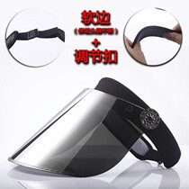 Xinjiang sunscreen womens bicycling sunbeds Summer Moto electric bottle car anti-UV hat windproof shield rain