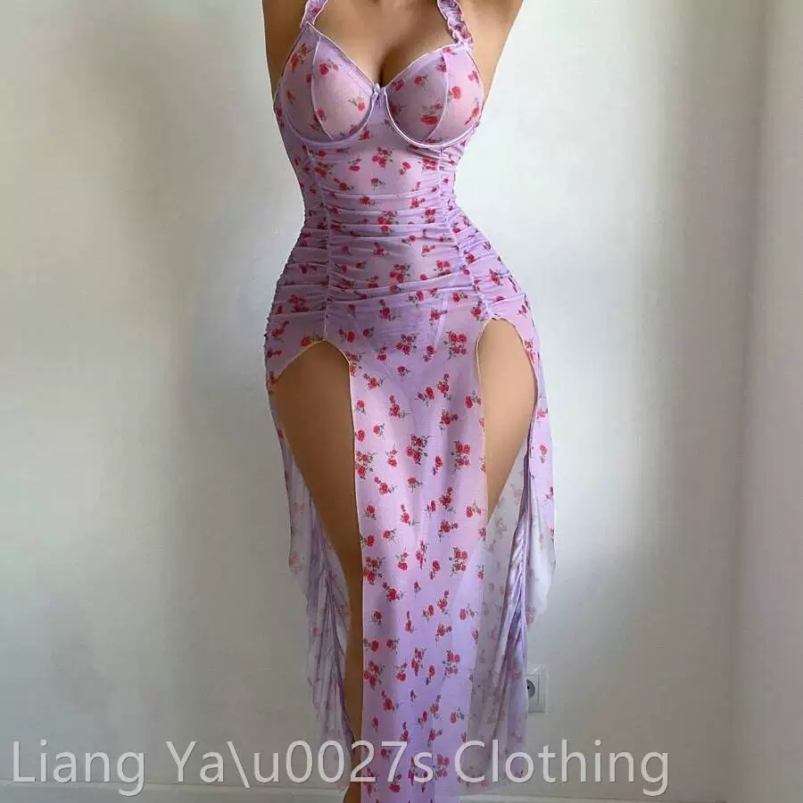 [Сексуальное нижнее белье, сексуальная женская backless открытая топовая ночная Рубашка набор]