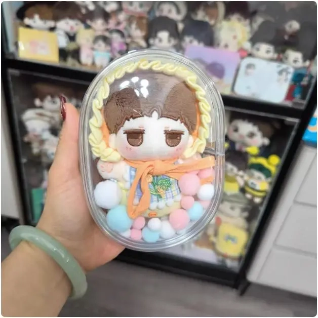 Baby Bag Pendant Protective Cover Doll Toy Transparent Figurine Walking Baby Bag Pain Bag 20cm Pendant Bag Pvc Bag Nu Nu