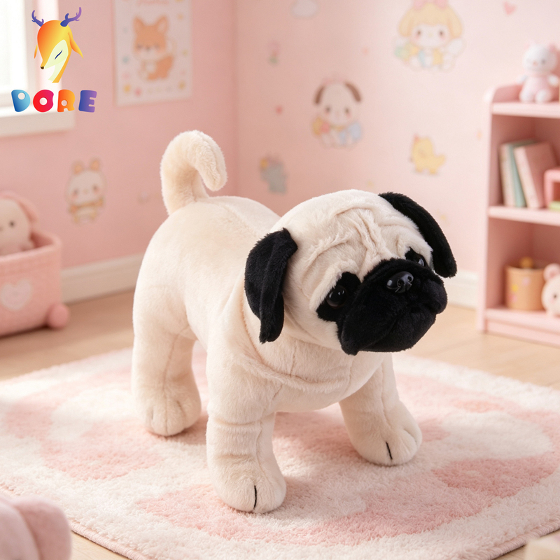 Dore Pug Doll Plush Toy Puppy Plush Toy Pug Doll Birthday Gift