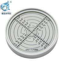 Metal universal level 6010 high-precision 3-point level magnetic round level bubble portable level bubble*