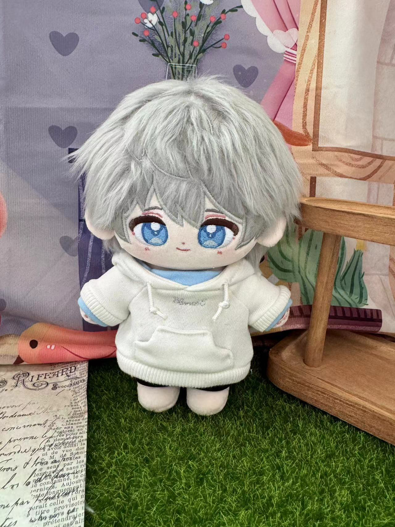 20cm Love And Deepspace Anime Rafayel Xavier Zayne Plush Doll