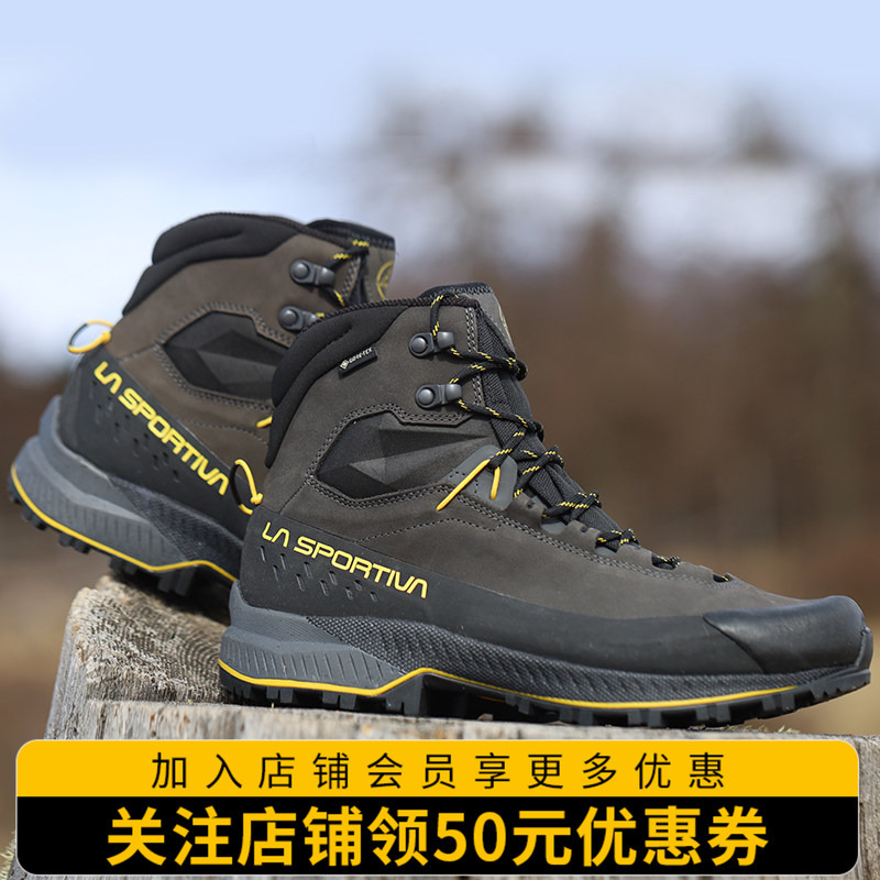 [Upgraded Model] Lasportiva Full Leather Tx5Evogtx Heavy-Duty Outdoor Waterproof Hiking and Mountaineering Shoes for Men and Women