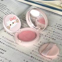 Excellent air cushion blush mud matte single color natural expansion contour brightening thumb powder puff pure desire high-end feeling