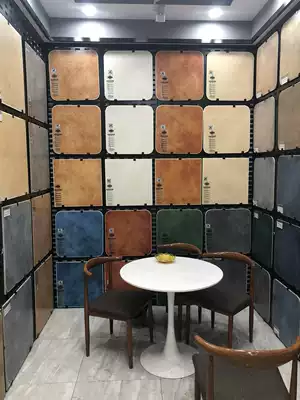 American pastoral antique 600x600 living room floor tiles Mediterranean tile bedroom country vintage non-slip hornflower